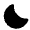 Bedtime Fill Icon from Rounded Fill - Material Symbols Set
