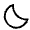 Bedtime Icon from Sharp Line - Material Symbols Set