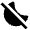 Bedtime Off Fill Icon from Outlined Fill - Material Pro Set