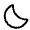 Bedtime Icon from Rounded Line - Material Symbols Set