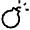 Bomb Icon from Sharp Line - Material Symbols Set