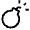 Bomb Icon from Outlined Line - Material Symbols Set