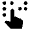 Braille Fill Icon from Outlined Fill - Material Pro Set