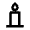 Candle Icon from Outlined Line - Material Pro Set