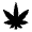 Cannabis Fill Icon from Outlined Fill - Material Pro Set