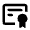 Certificate Icon from Rounded Line - Material Pro Set