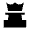 Chess Fill Icon from Sharp Fill - Material Symbols Set