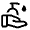 Clean Hands Icon from Rounded Line - Material Symbols Set