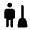 Cleaning Room Fill Icon from Rounded Fill - Material Pro Set