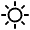 Clear Day Icon from Sharp Line - Material Symbols Set