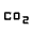Co2 Fill Icon from Rounded Fill - Material Symbols Set