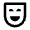 Comedy Mask Icon from Outlined Line - Material Pro Set