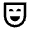 Comedy Mask Icon from Sharp Line - Material Pro Set