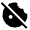 Cookie Off Fill Icon from Sharp Fill - Material Symbols Set