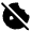 Cookie Off Fill Icon from Rounded Fill - Material Symbols Set