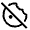 Cookie Off Icon from Sharp Line - Material Symbols Set