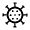 Coronavirus Icon from Sharp Line - Material Symbols Set