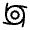 Cyclone Fill Icon from Rounded Fill - Material Symbols Set