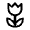Deceased Icon from Outlined Line - Material Symbols Set