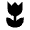 Deceased Fill Icon from Sharp Fill - Material Symbols Set