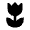 Deceased Fill Icon from Rounded Fill - Material Symbols Set