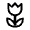 Deceased Icon from Rounded Line - Material Symbols Set