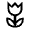 Deceased Icon from Sharp Line - Material Symbols Set