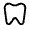Dentistry Icon from Sharp Line - Material Symbols Set