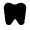 Dentistry Fill Icon from Sharp Fill - Material Symbols Set