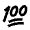 Emoji 100 Fill Icon from Outlined Fill - Material Pro Set