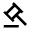 Gavel Icon from Outlined Line - Material Pro Free Set