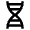 Genetics Icon from Outlined Line - Material Pro Free Set