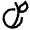 Leaf Peach Icon from Atlas Line Set