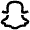 Snapchat Icon from Atlas Line Set