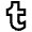Tumblr Icon from Atlas Line Set
