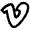 Vimeo Icon from Atlas Line Set