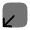 Square Bottom Down Icon from Solar Bold Duotone Set