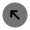 Round Arrow Left Up Icon from Solar Bold Duotone Set