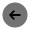 Round Arrow Left Icon from Solar Bold Duotone Set