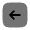 Square Arrow Left Icon from Solar Bold Duotone Set