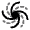 Black Hole Icon from Solar Bold Duotone Set