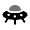 UFO Icon from Solar Bold Duotone Set