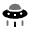 UFO 7 Icon from Solar Bold Duotone Set