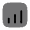 Chat Square 4 Icon from Solar Bold Duotone Set