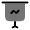 Presentation Graph Icon from Solar Bold Duotone Set