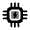 CPU Bolt Icon from Solar Bold Duotone Set