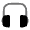 Headphones Square Icon from Solar Bold Duotone Set