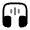 Headphones Square Sound Icon from Solar Bold Duotone Set