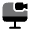 Monitor Camera Icon from Solar Bold Duotone Set
