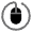 Mouse Circle Icon from Solar Bold Duotone Set